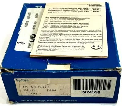 NEW RECHNER KAS-70-C-M5/20-S PHOTO SWITCH KAS70CM520S