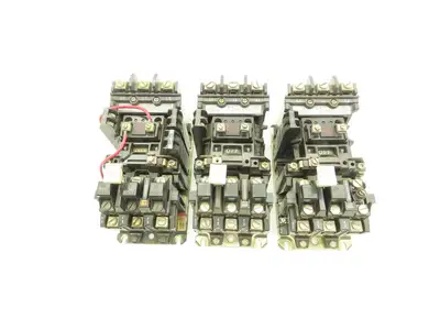 Allen Bradley 509-BOD Motor Starter Overload Relay 120V Coil 600V Lot of 3