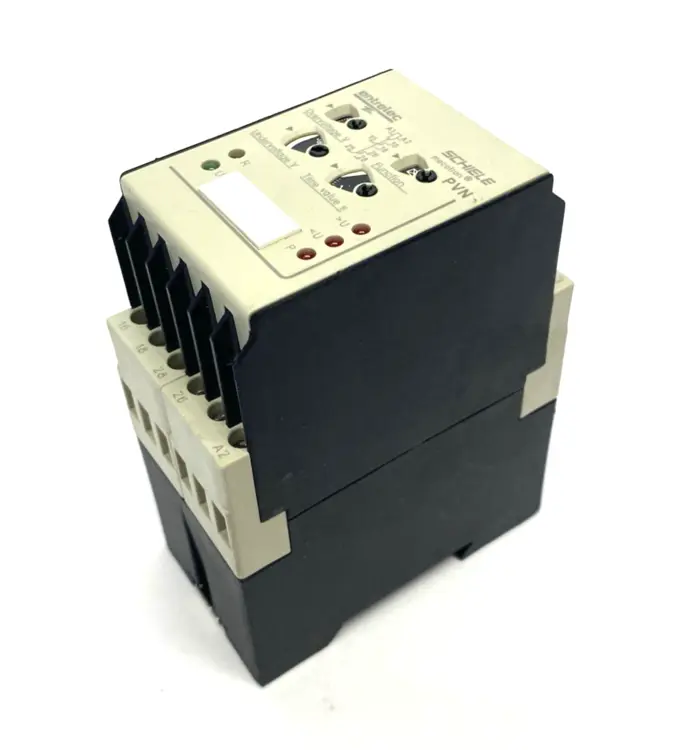 Used ABB ENTRELEC, SCHIELE PVN MECOTRON® PHASE MONITORING RELAY 3-PHASE SEQ. Relays & Switches Michigan US | Maverick Industrial Sales #1090714