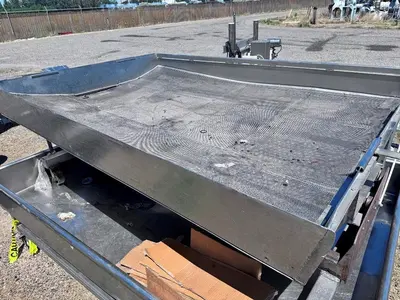 Cooling Pan, Stainless Steel, Screen Deck, 5' x 88", #5991800