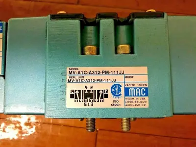New | in-Stock MAC VALVE MV-A1C-A312-PM-111JJ Solenoid Valves Ohio US | Surplus Asset Holdings #1234452
