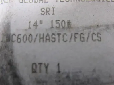 Leader INC600/HASTC/FG/CS 14" #15 Spiral Wound Gasket Lot of 2