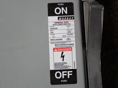 Used MURRAY ELECTRICAL PRODUCTS GH323N Disconnects Ohio US | HGR 24 #785460