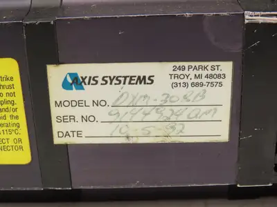 Motor Power Co DXM-308B Servo Motor 3000rpm Rev A.3 14mm 19 Pin
