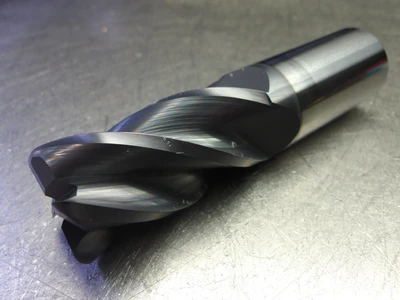 Benchmark 1" 4 Flute Carbide CR Endmill 1 Shank .120" R 43710032120C15 (LOC2516)
