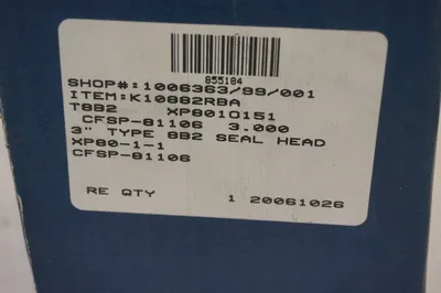 NEW JOHN CRANE CFSP-81106 SEAL HEAD 3" K10882RBA CFSP81106