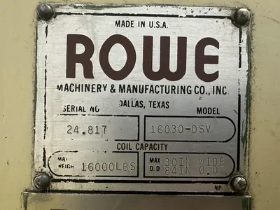 USED ROWE 16030-DSV
