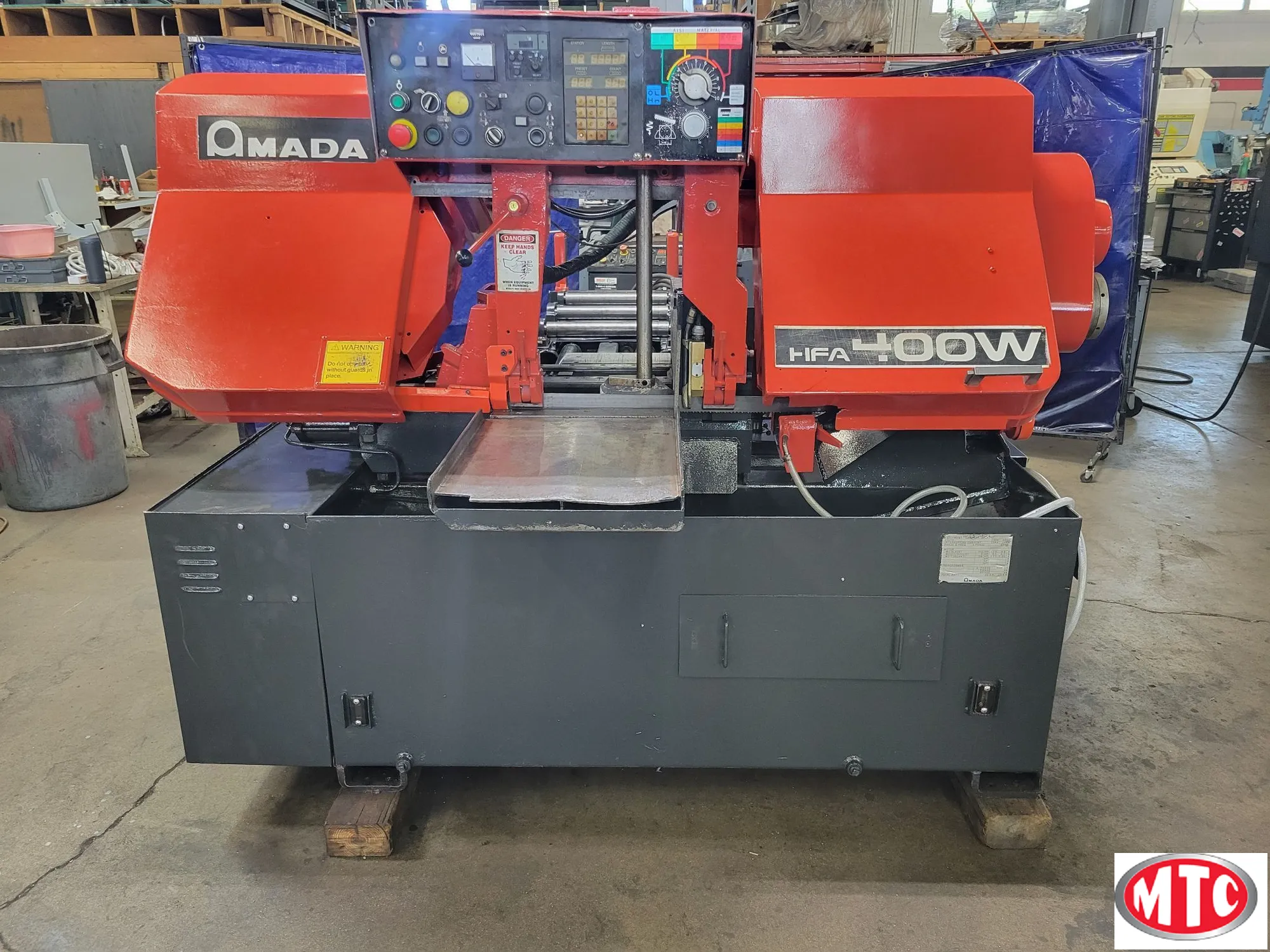 Amada HFA 400W Automatic Horizontal , Programmable bandsaw, NC control, 16" Capacity, like Marvel, Spartan, Hyd-mech, HEM, Kasto, Behringer