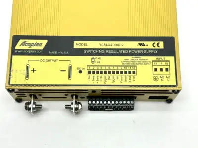 Used Acopian Y08LX4000D2 AC/DC Power Supplies Michigan US | Maverick Industrial Sales #1456777