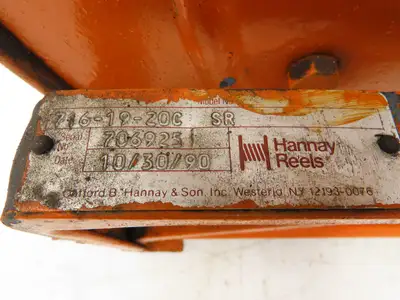Hannay Reels 716-19-20C SR Retractable Industrial Air Hose Reel 1/2" X 41'