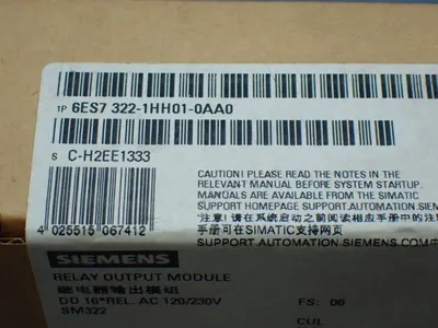 New | in-Stock SIEMENS 6ES7 3221HH010AA0 Input / Output Modules | HGR 24 #733501
