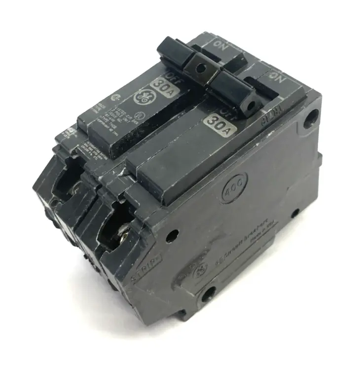 Used General Electric Circuit Breaker 2-Pole Type THQB, HACR Circuit Breakers Michigan US | Maverick Industrial Sales #1394263
