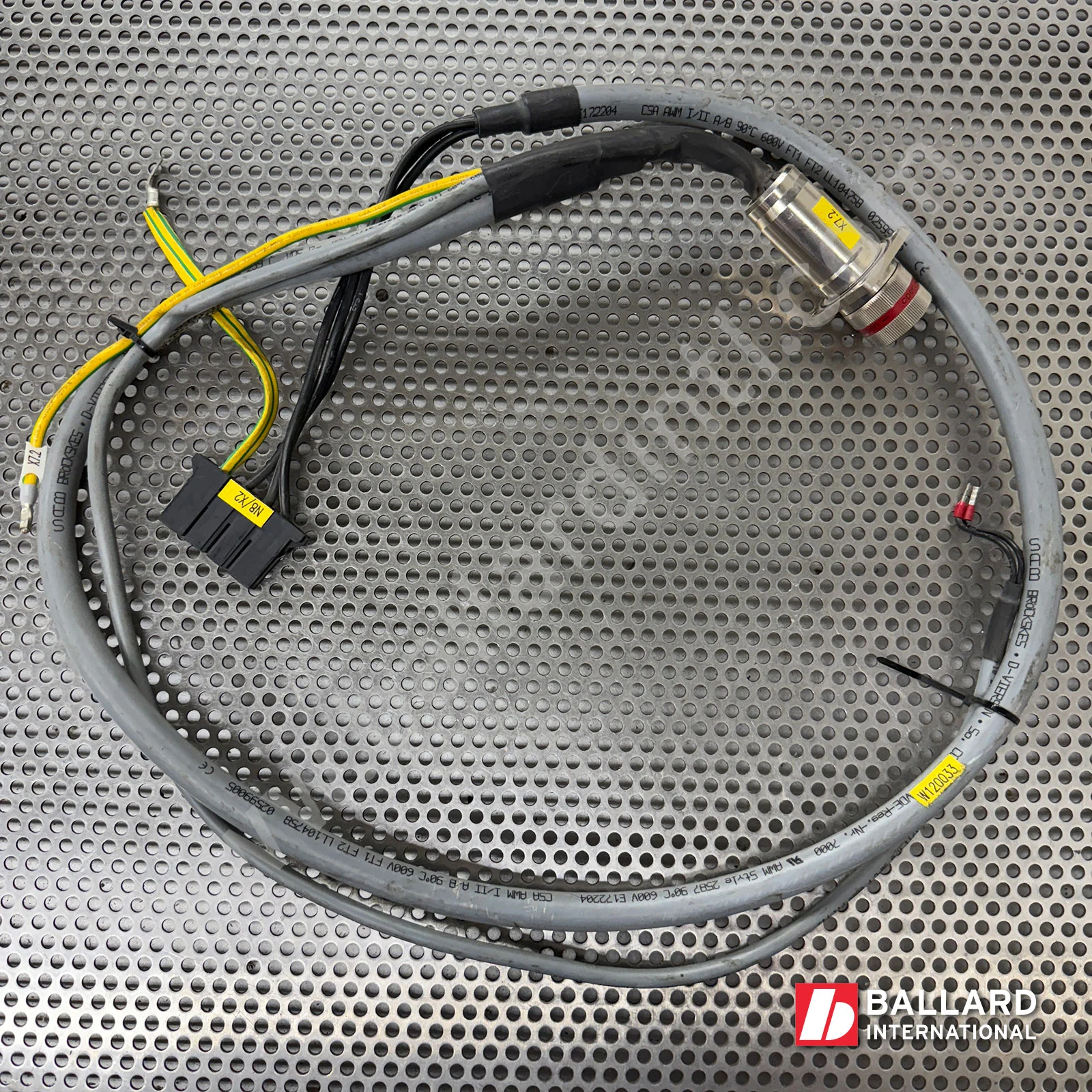 KUKA KRC2 Motor Cable – 1.5 m, 6 mm² HAN (X12 Power Harness)