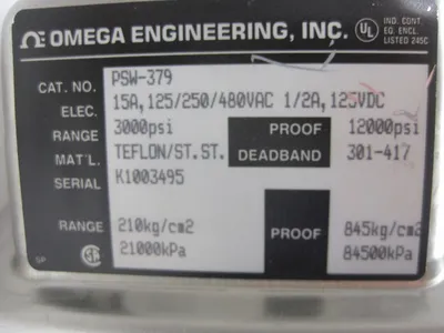 New Omega Engineering PSW-379 Pressure Switch PSW379