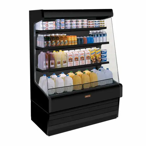 Howard-McCray 51" Vertical Open Air Cooler w/ (4) Levels, 115v (SC-OD30E-4-B-LED)