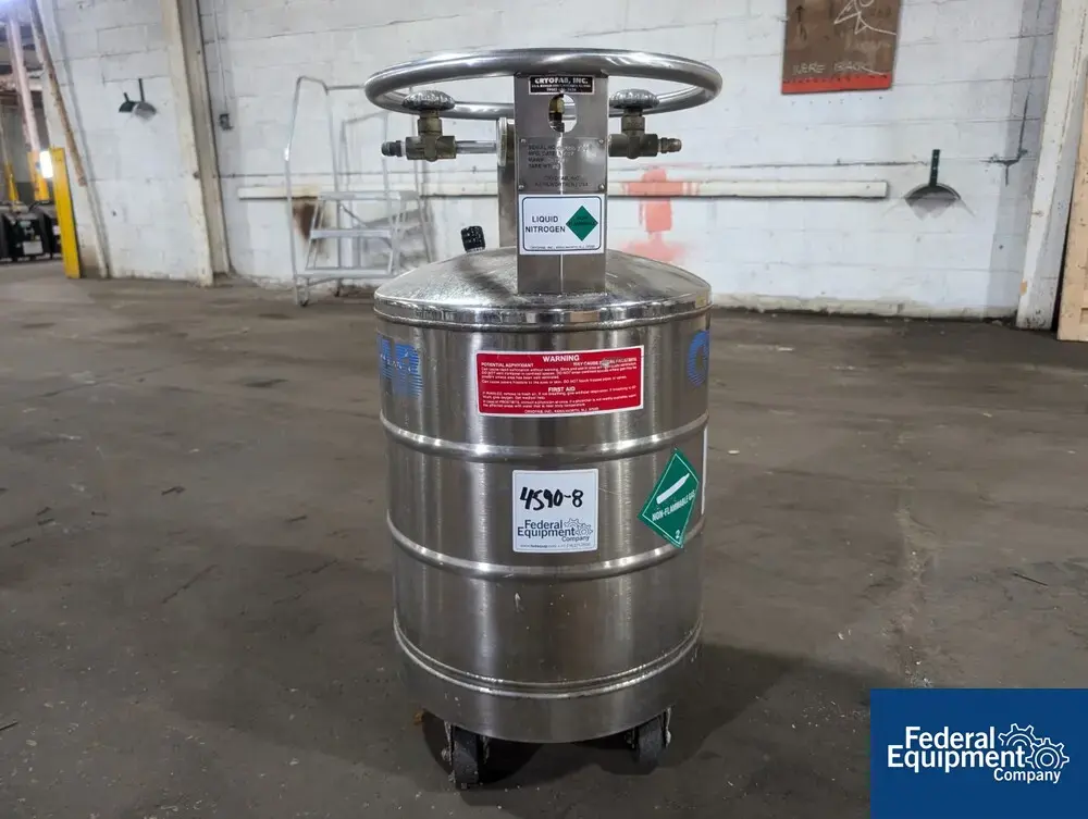 USED Cryofab, Inc. 50 Liter CryoFab Liquid Nitrogen Tank, Model CLPHB50