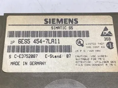 USED SIEMENS 6ES5 454-7LA11