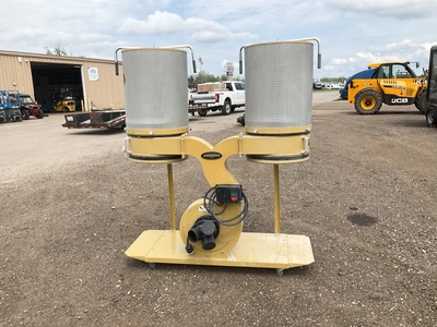 Powermatic Turbocone dual filter dust collector- missing the collection bags on both sides, 230 volt...