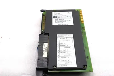 ALLEN BRADLEY 1771-0W SELECTABLE CONTACT OUTPUT MODULE SER A STOCK #1794