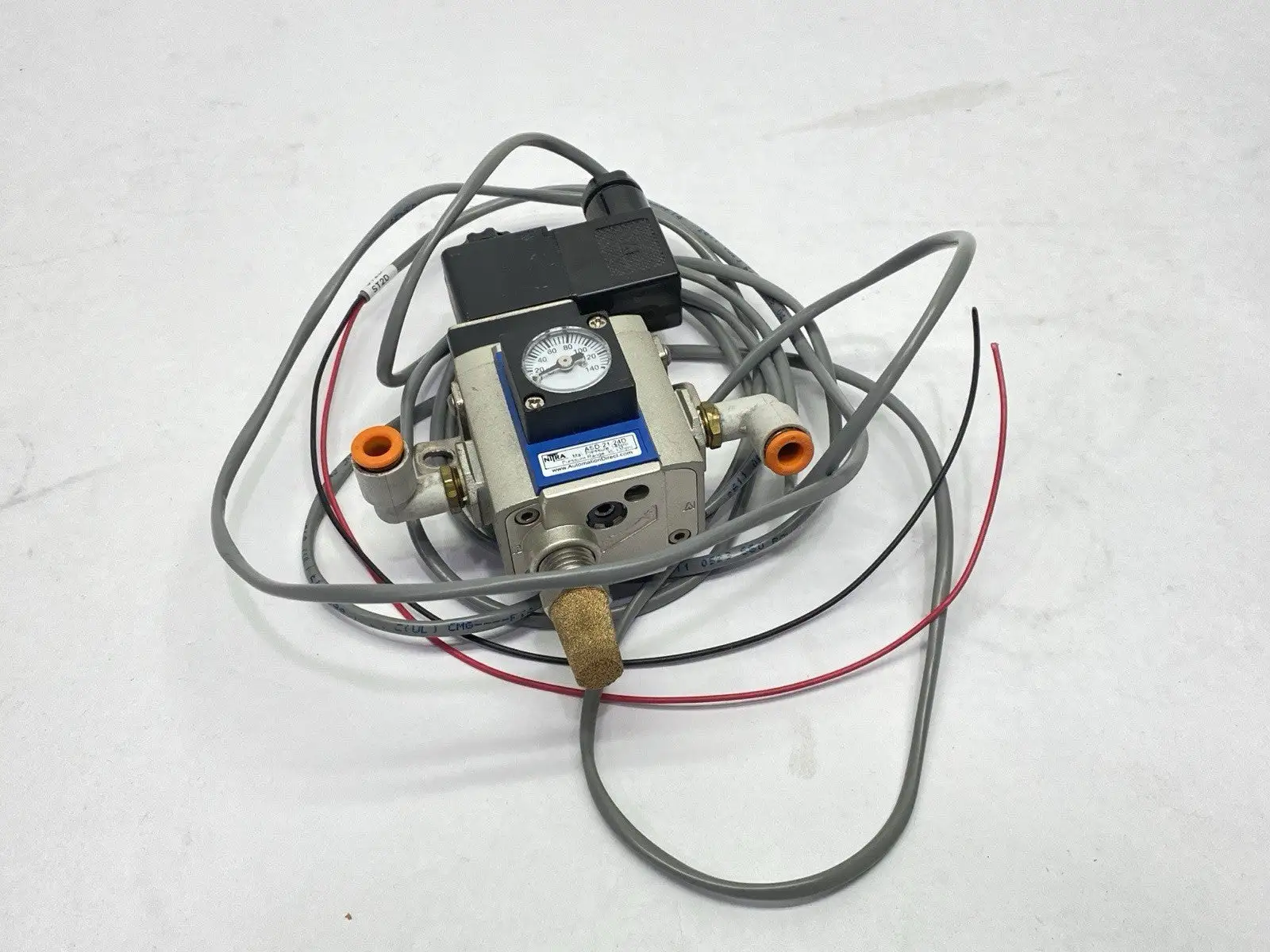 Used Nitra Pneumatic Soft Start Valve 3-Port 2-Position 1/4" NPT Pump & Valve Parts Michigan US | Maverick Industrial Sales #1402134
