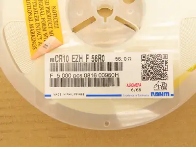 Rohm MCR10EZHF56R0 Chip Resistor Tape And Reel 56 Ohms ± 1% 1/8W 5000 Pcs