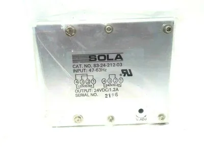 NEW SOLA 83-24-212-03 POWER SUPPLY 832421203