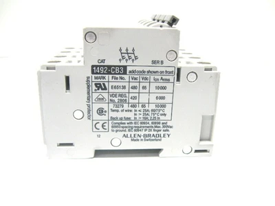 USED ALLEN BRADLEY 1492-ACB G320