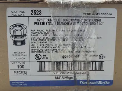 NEW THOMAS & BETTS 2523