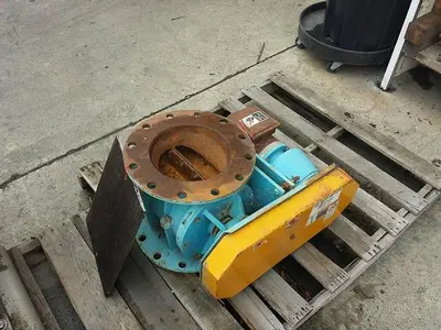 Valve, Rotary, Airlock, 10", C/st, #S739408