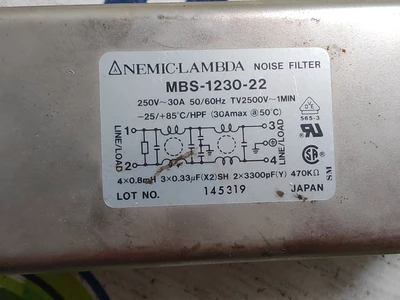 USED NEMIC LAMBDA MBS-1230-22