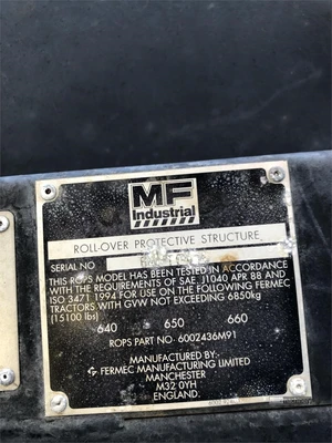 Used 1995 MASSEY FERGUSON 640 Wheel Loaders California US | Lillo Machinery #1403794