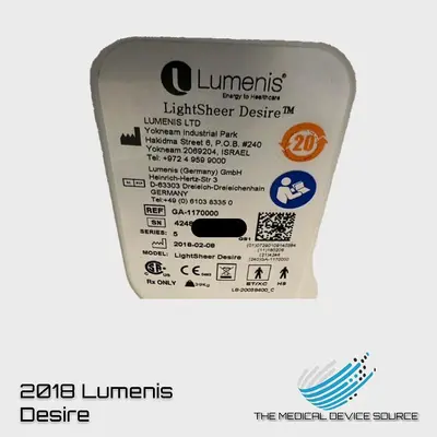 Used 2018 LUMENIS DESIRE XC/HS805/HS1060/ET Lasers / Laser Systems Texas US | The Medical Device Source #1480922
