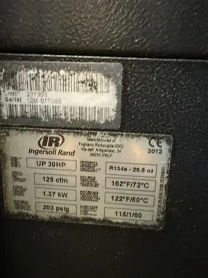 2012 INGERSOLL RAND UP 30HP Air Compressors | Perry Equipment (4)