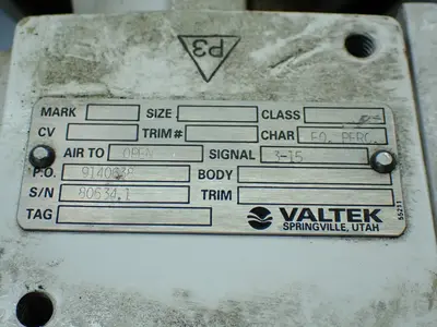 USED VALTEK 9140638