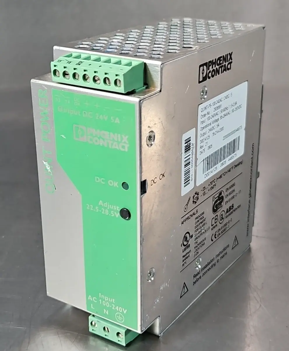 Phoenix Contact QUINT-PS-100-240AC/24DC/5 Power Supply (BIN423)