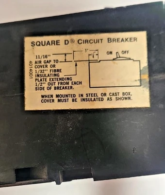 USED Square D Does Not Apply