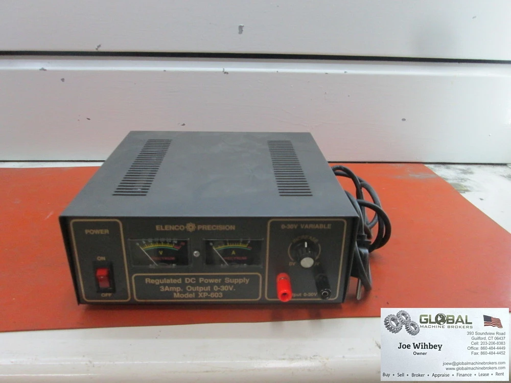 Elenco Electronics XP-603 Regulated Power Supply, 3amp, 0-30V Output