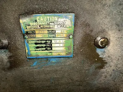 21" X 84" CLAUSING MODEL #21 ENGINE LATHE METRIC & 3.5" HOLE: YOBRO #25140