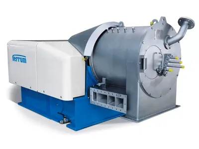 Ferrum P-40/2 pusher centrifuge, 316SS.