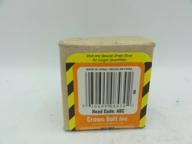 NEW CROWN BOLT INC. 08430