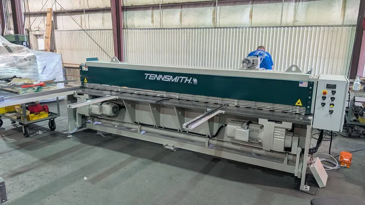 New | Build-to-Order TENNSMITH LM1010 Power Squaring Shears (Gauge) Pennsylvania US | Demmler Machinery Inc. #22536