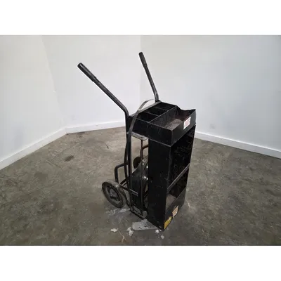 Used Metal Strapping Cart with 3/4" wide banding