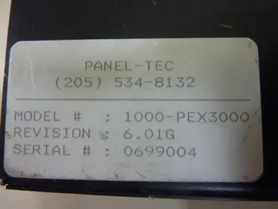 USED PANEL TEC 1000-PEX3000