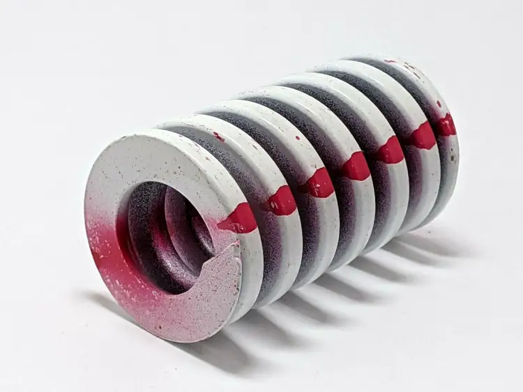 New | in-Stock Associated Spring Raymond Red/White Die Spring 32mm x 2”, 16mm Parts Michigan US | Maverick Industrial Sales #1400909