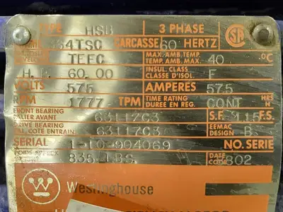 USED WESTINGHOUSE HSB