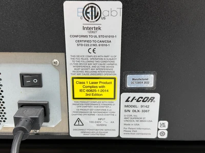 USED Li-Cor Odyssey DLx
