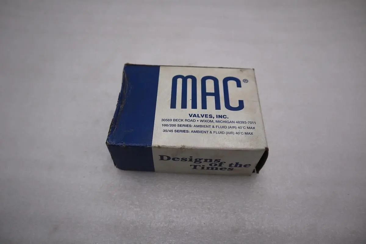 Mac 180003-112-0001 Pneumatic Solenoid Valve NEW OPEN BOX STOCK GF161A