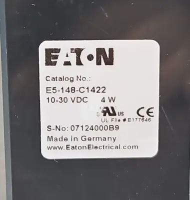 Eaton E5-148-C1422 Counter LCD Display 10-30 VDC (BIN3.4.5)