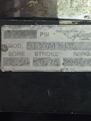 USED MILWAUKEE B13074 H35