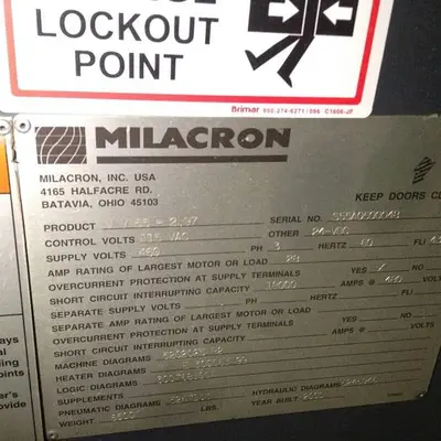 USED CINCINNATI MILACRON 307308